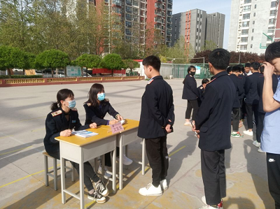 石家莊鐵路職業技工學校2021春學生會納新現場 學子風采 第1張