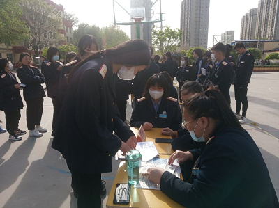 石家莊鐵路職業技工學校2021春學生會納新現場 學子風采 第2張